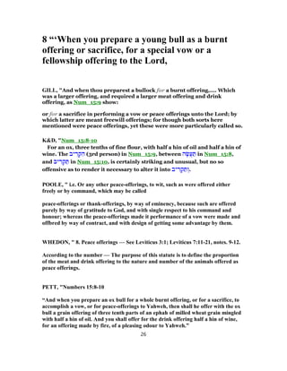Numbers 15 Explained Numbers 15 commentary | PDF