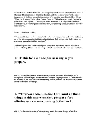 Numbers 15 Explained Numbers 15 commentary | PDF