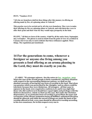 Numbers 15 Explained Numbers 15 commentary | PDF