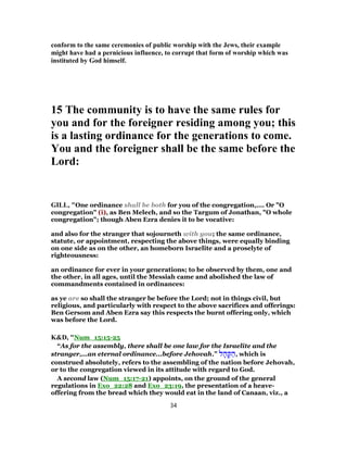 Numbers 15 Explained Numbers 15 commentary | PDF