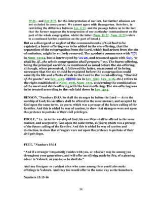 Numbers 15 Explained Numbers 15 commentary | PDF