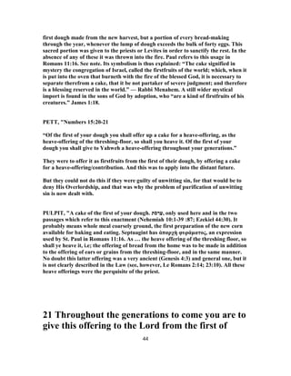 Numbers 15 Explained Numbers 15 commentary | PDF