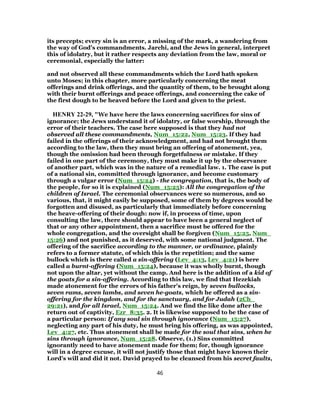 Numbers 15 Explained Numbers 15 commentary | PDF