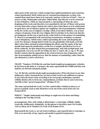 Numbers 15 Explained Numbers 15 commentary | PDF
