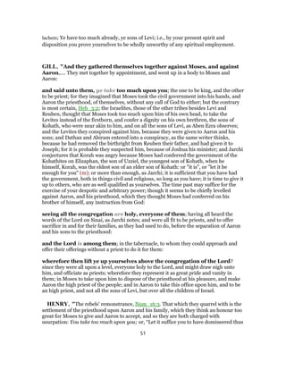 Numbers 16 Explained Numbers 16 commentary | PDF