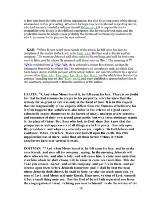 Numbers 16 Explained Numbers 16 commentary | PDF