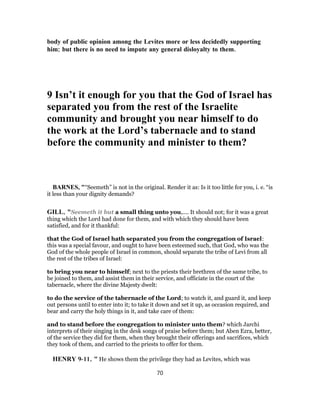 Numbers 16 Explained Numbers 16 commentary | PDF