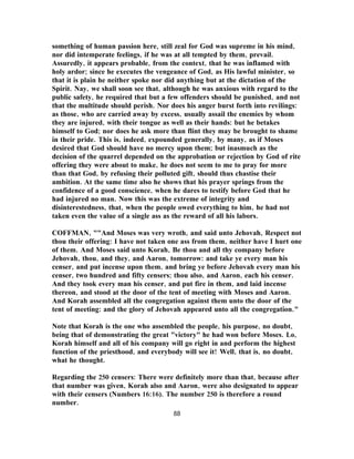 Numbers 16 Explained Numbers 16 commentary | PDF