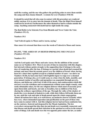 Numbers 19 2 Numbers 19 commentary | PDF