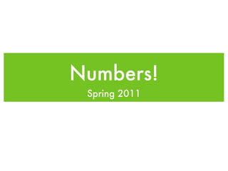 Numbers! ,[object Object]