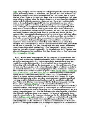 Numbers 28 Commentary