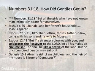 Numbers 29-36, Moon, vows, kill every one, Reuben, Gad and the 
