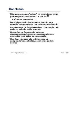 Representação de Números
