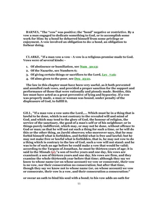 Numbers 30 commentary | PDF