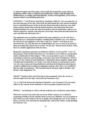 Numbers 30 commentary | PDF