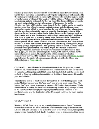 Map In Numbers 34 Numbers 34 commentary | PDF