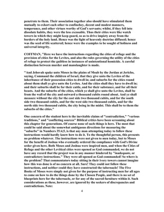 Numbers 35 commentary | PDF