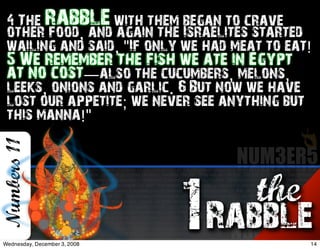 Numbers 3 Rabblevshumble