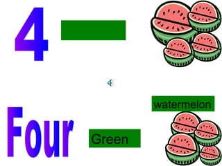 Green
watermelon