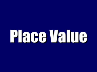 Place Value 