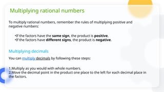 Rules In Multiplying Rational Numbers MATH MAP TEXT Numbers and operations.pptx