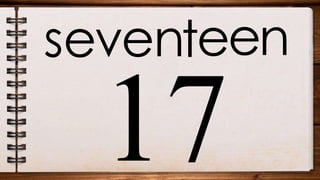 seve teen
n