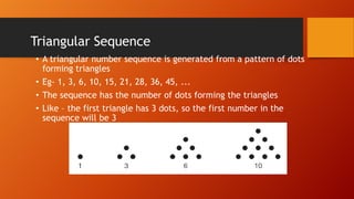 Number sequences and patterns | PPTX