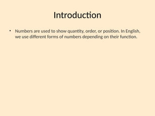 Numbers_in_English_SMA and some examples | PPTX