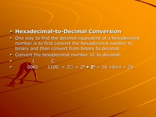 Conversion between various numbers_systems | PPT