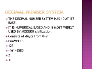Number system | PPT