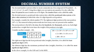 Number Systems | PPTX | Computing | Technology & Computing