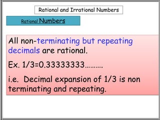 Number system for class Nine(IX) by G R Ahmed TGT(Maths) at K V ...