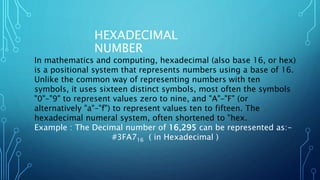Number system | PPT