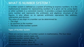 Number system | PPT