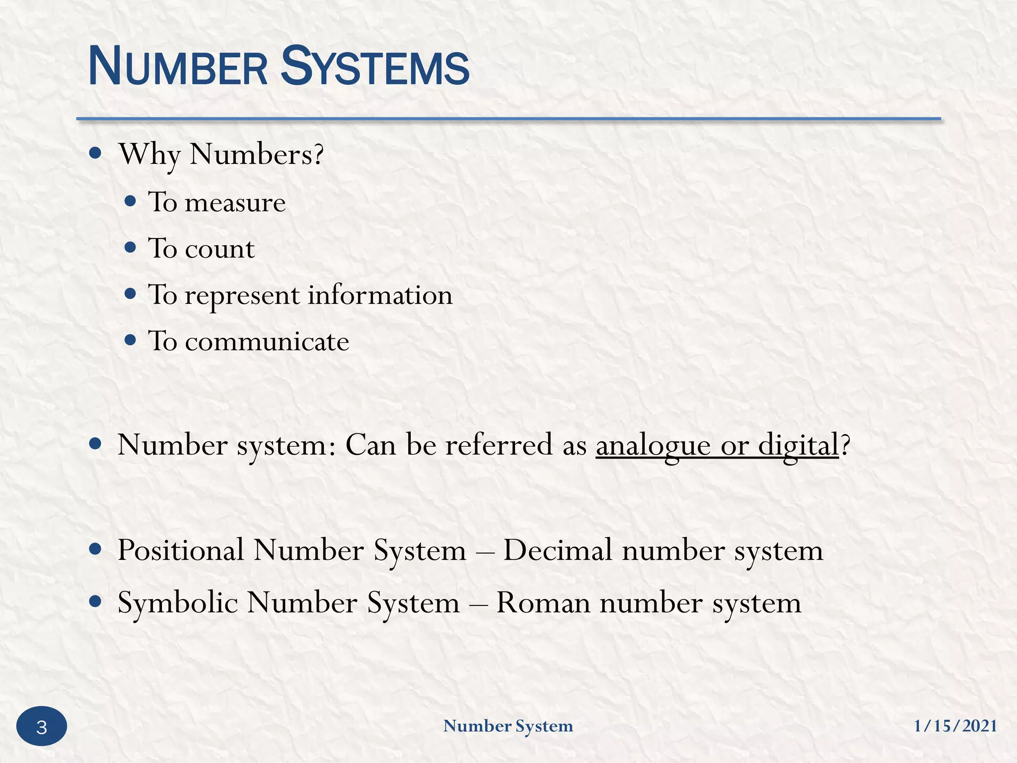 Number system | PPT