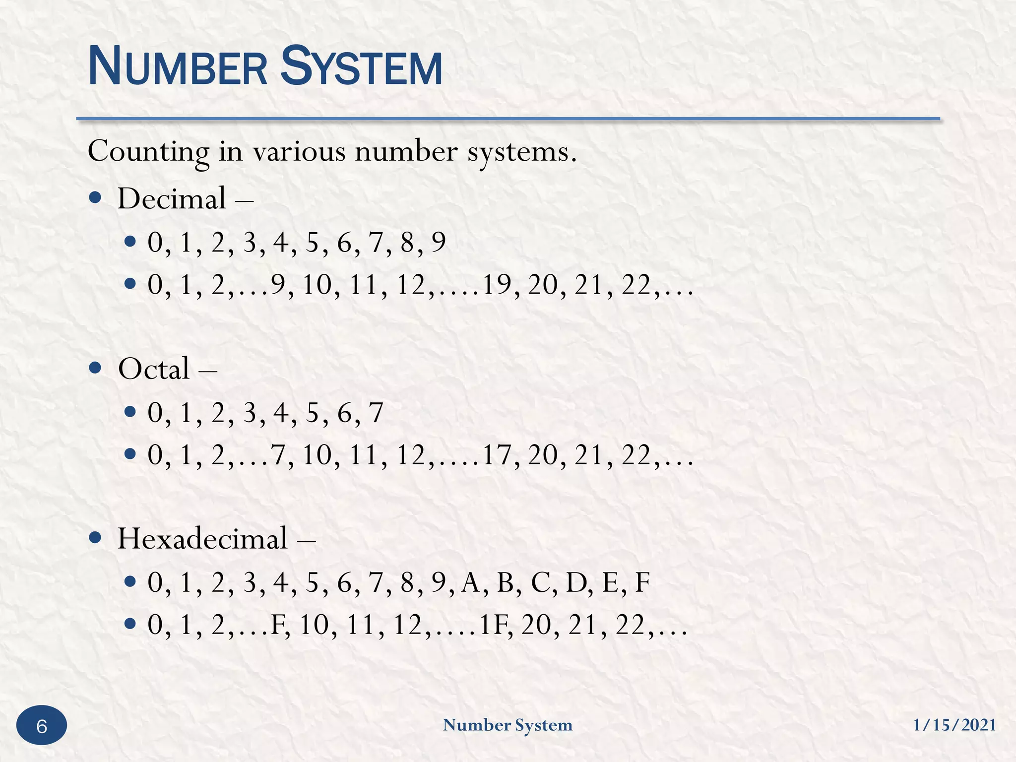 Number system | PPT
