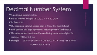 Number system | PPT