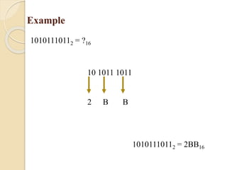 Formulation Numbering System Example Number System.ppt
