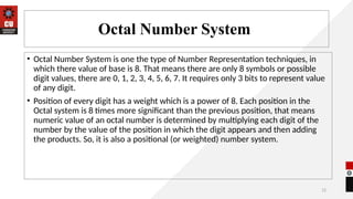 Numeric Value Oc Number System .......................... | PPTX
