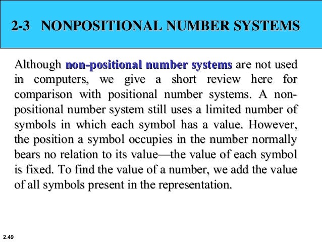Number system 1