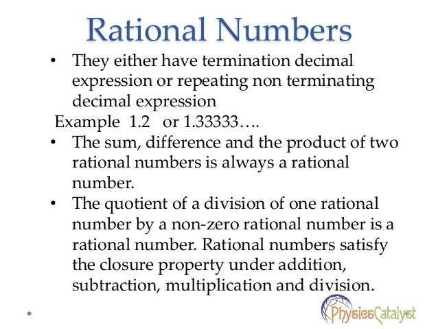 what are rational numbers
