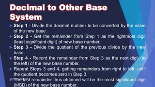 Number system computer fundamental | PPTX