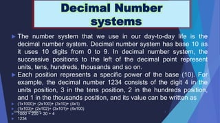 Number system computer fundamental | PPTX