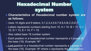 Number system computer fundamental | PPTX
