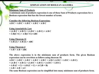 Boolean Algebra - R.D.Sivakumar | PPT