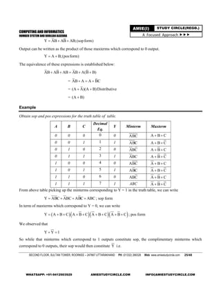 Number System and Boolean Algebra | PDF
