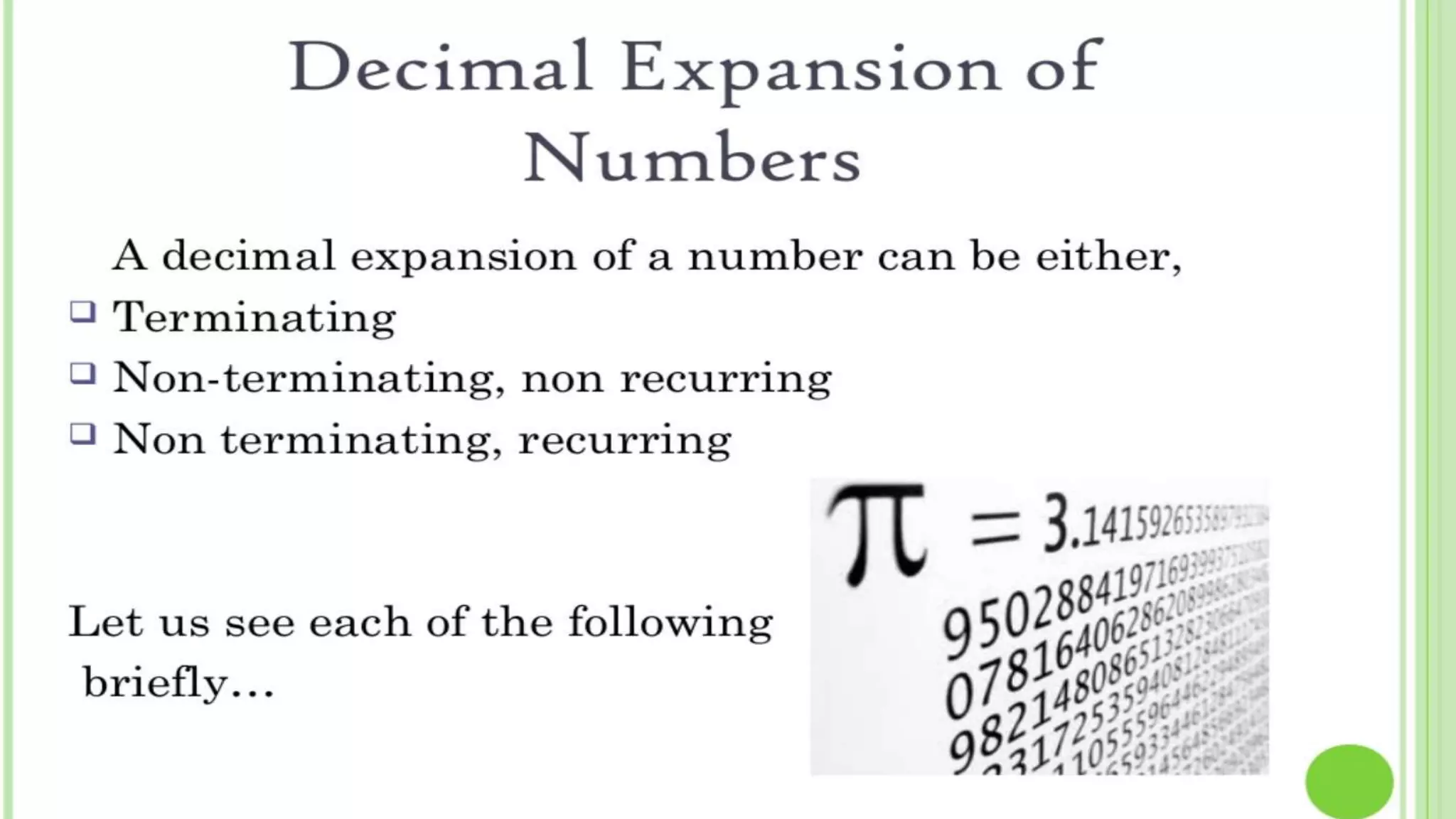 Number system class 9