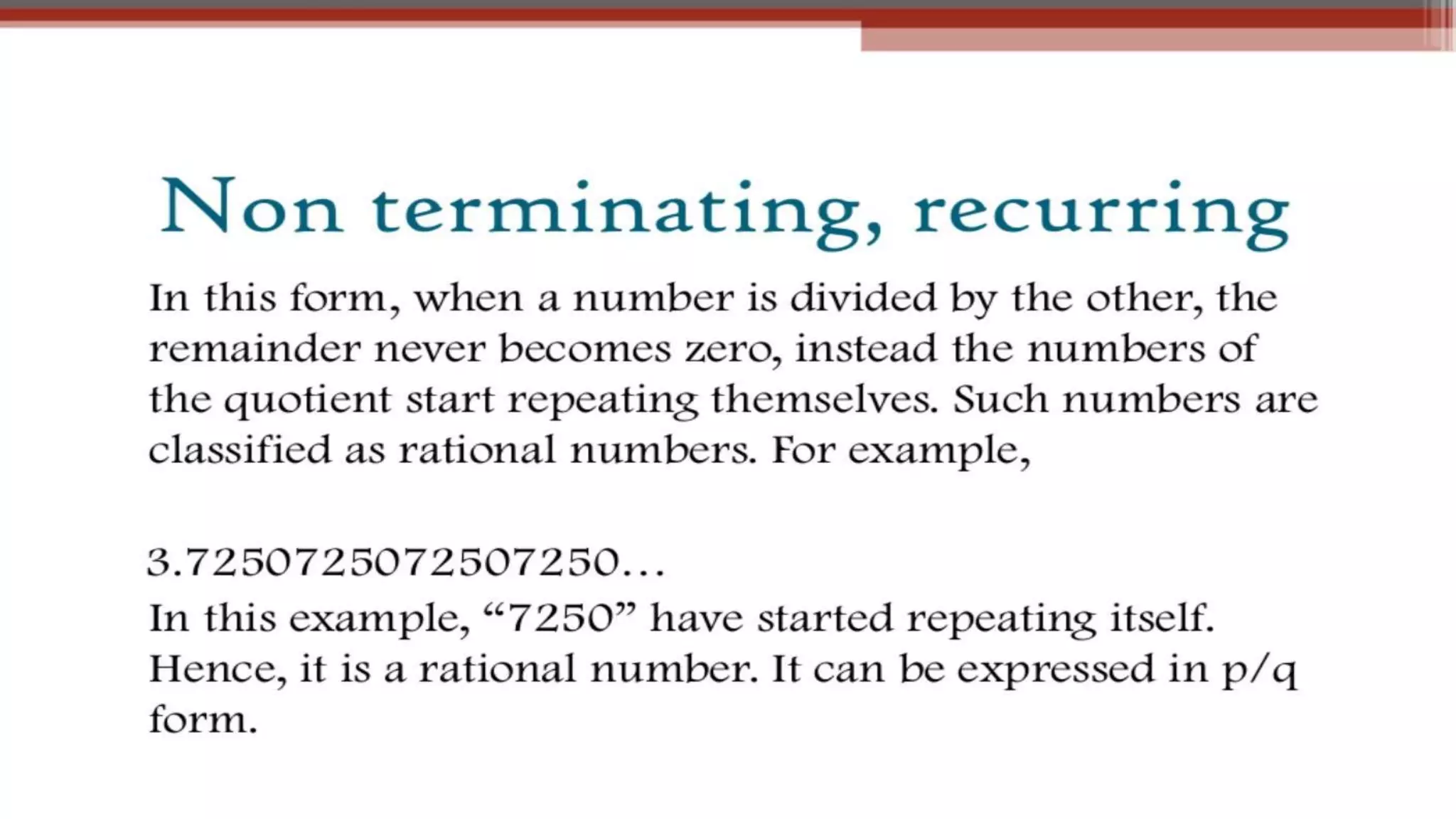 Number system class 9