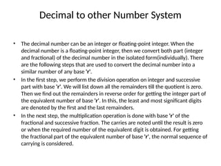 Number System & codes.pptx ye mg of the day | PPTX