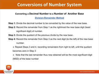 Number system and their conversion | PPTX